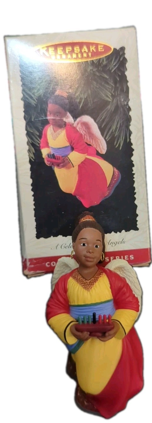 1996 Hallmark Keepsake Ornament A Celebration of Angels Kwanzaa Christmas Vintag 1996 Hallmark Keepsake Ornament A Celebration of Angels Kwanzaa Christmas Vintag