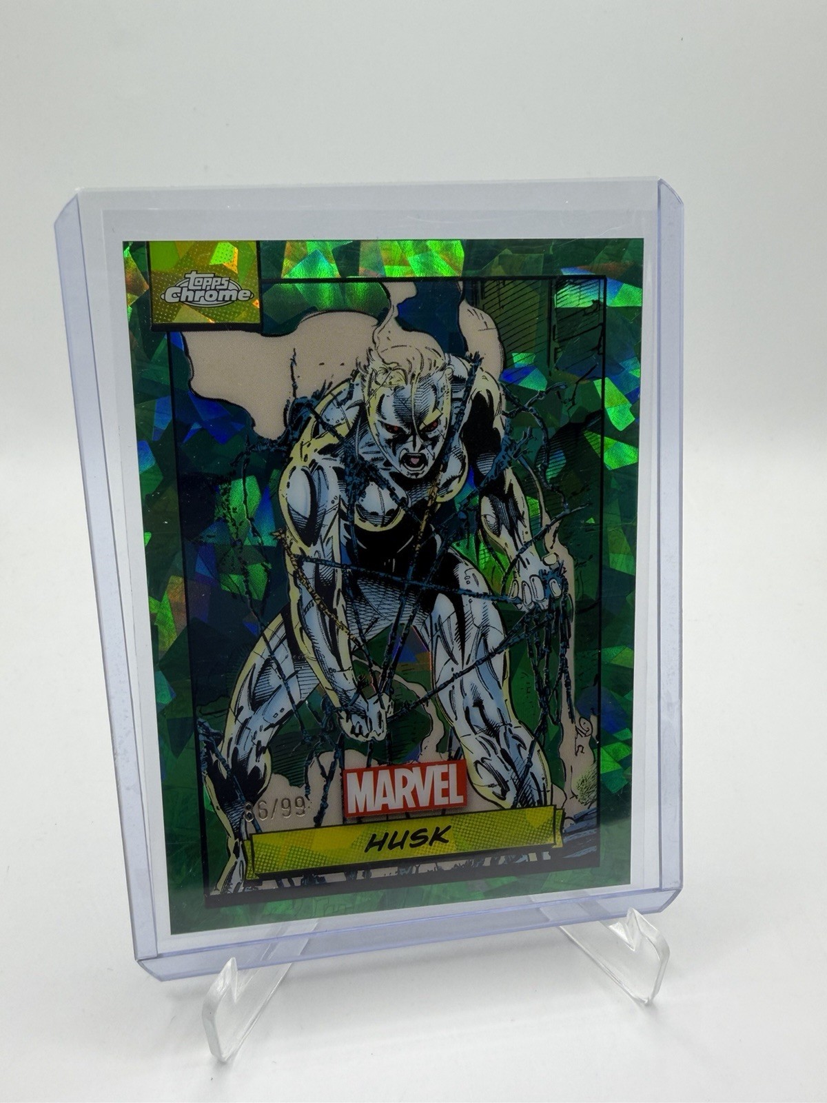 Topps Marvel Chrome 2024 Sapphire Husk /99 Green Refractor