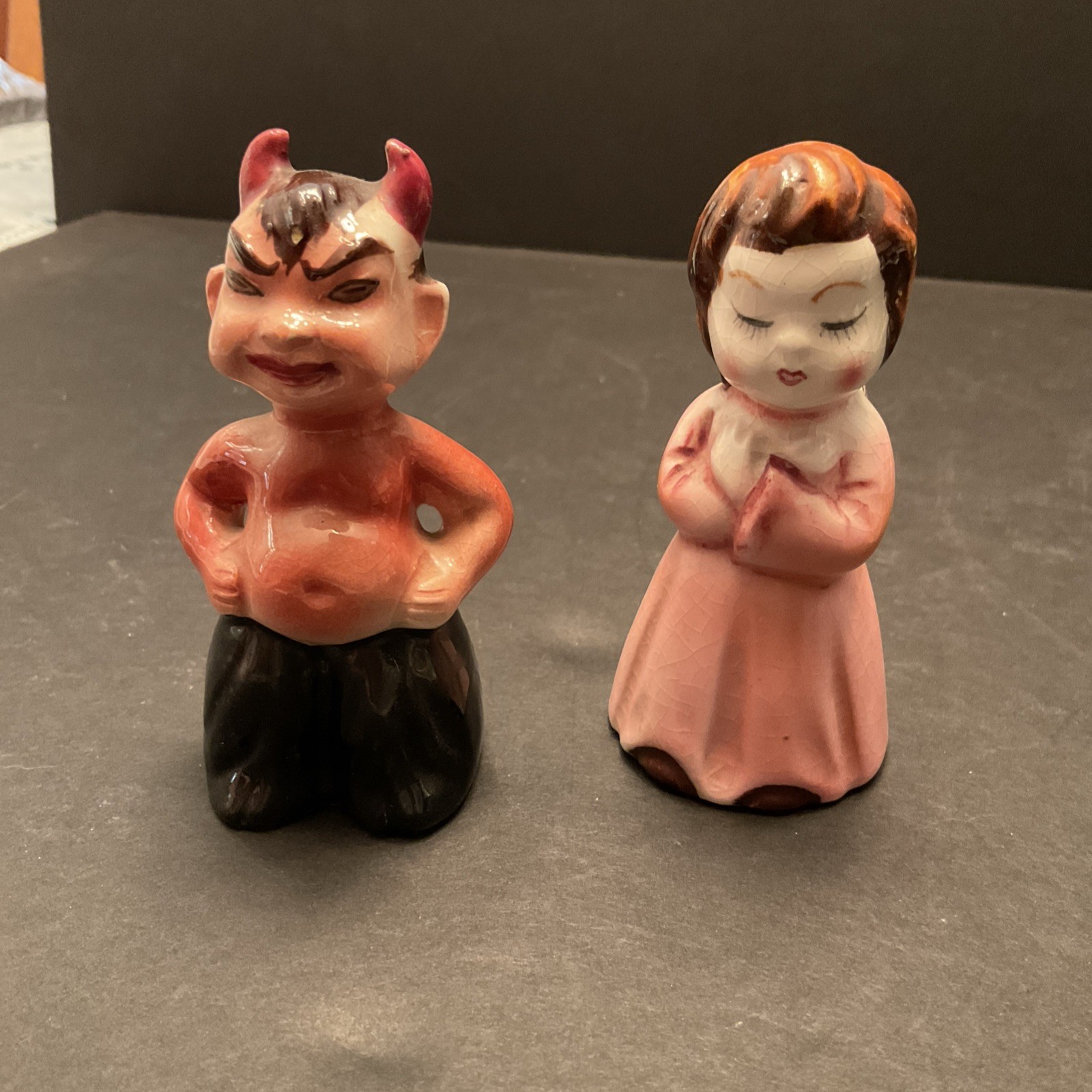 Rate Vintage Devil And Angel Salt & Pepper Shakers Halloween Rate Vintage Devil And Angel Salt & Pepper Shakers Halloween
