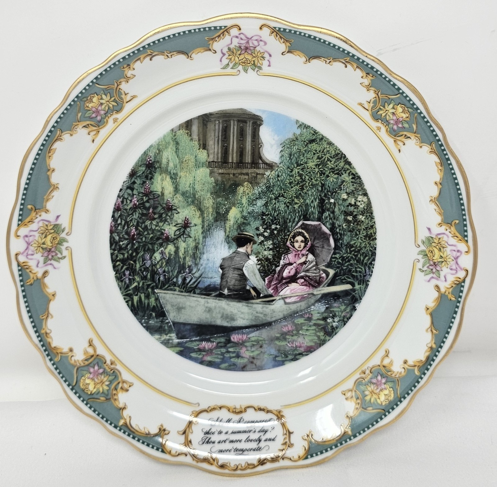 Vintage 1982 The Poetry Society Collector's Plate Porcelain Limited Edition 8