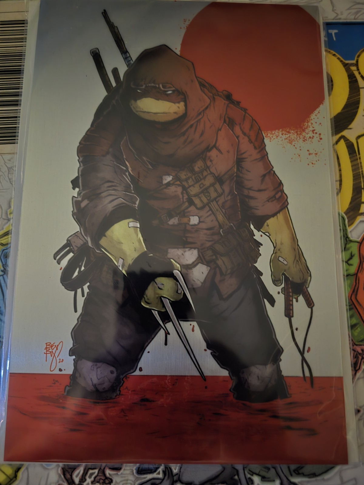 TMNT: The Last Ronin #1 Metal Variant Ben Bishop Bishart Exclusive Edition 