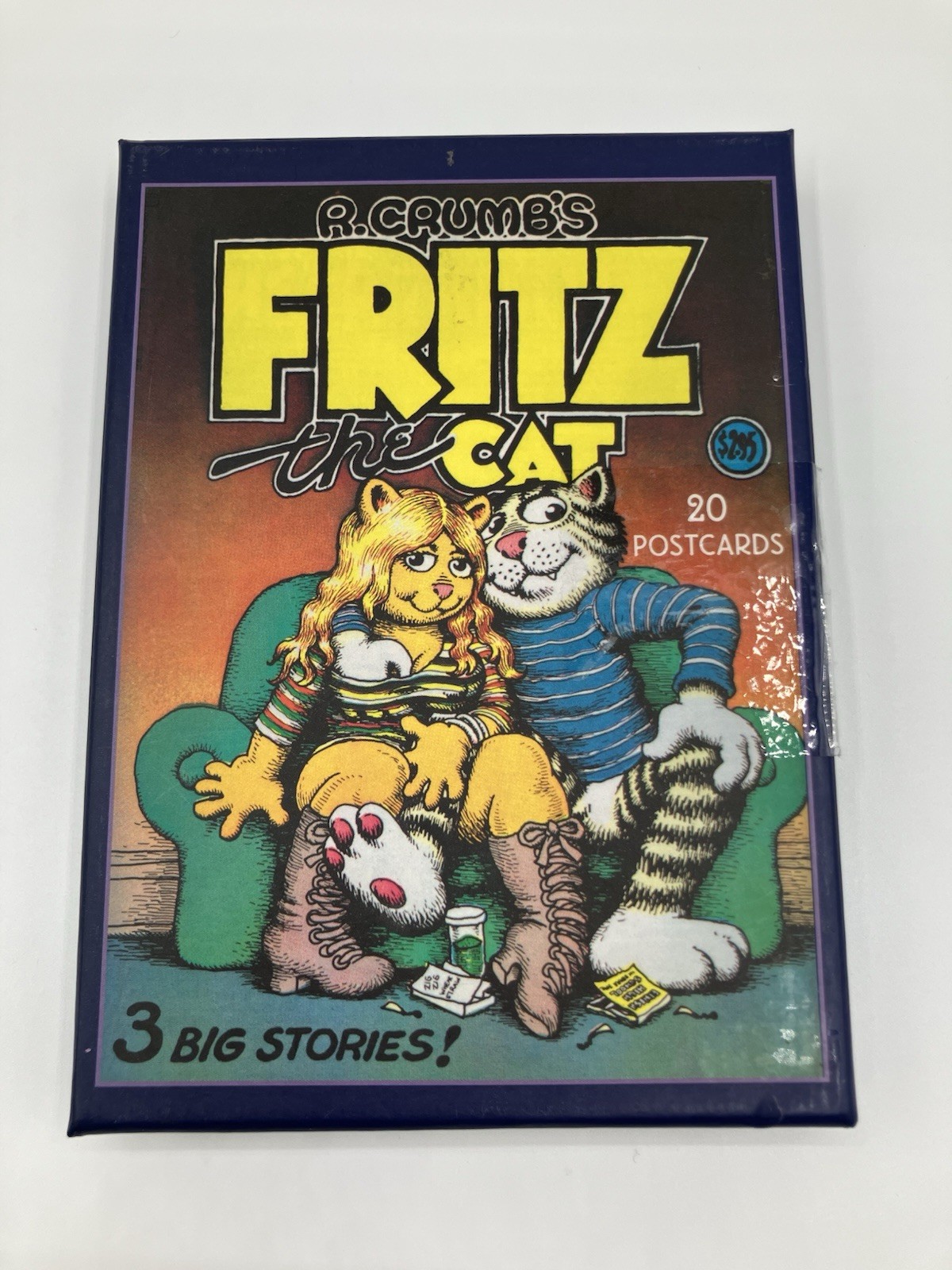 Vintage Fritz The Cat Set Of 20 Postcards-New Open Box-Pomegranate Pub 1970s