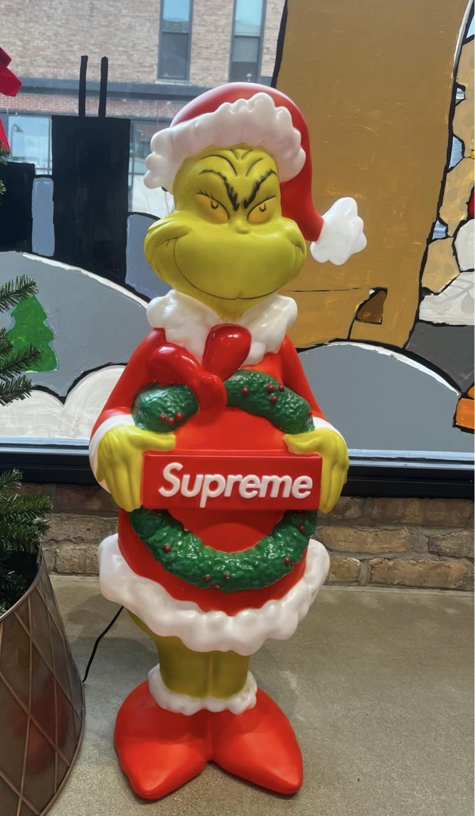 Supreme 3-Foot Grinch Decoration Supreme 3-Foot Grinch Decoration