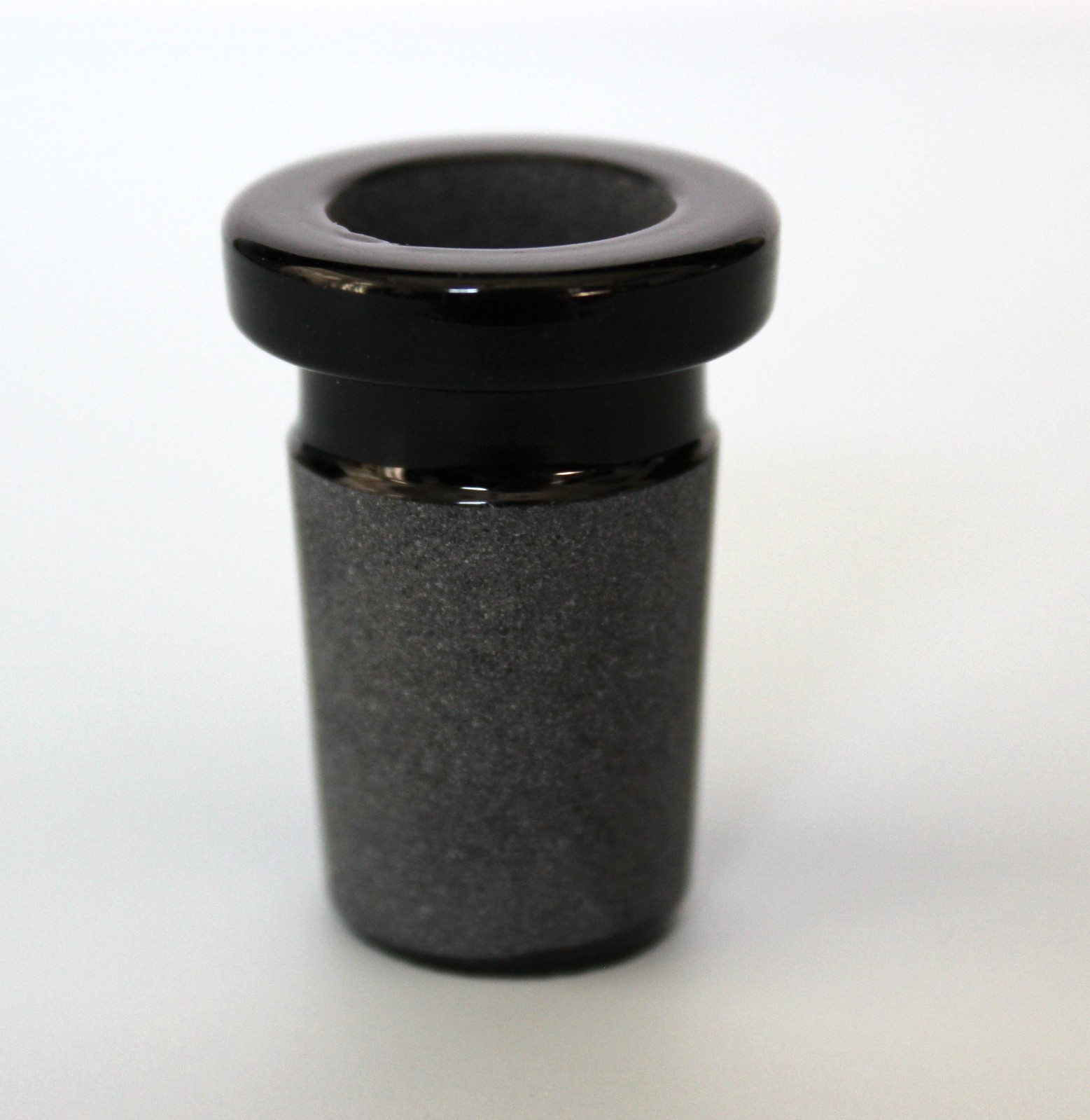 BLACK COMPACT 18mm to 14mm Slide BOWL ADAPTER Tobacco Smoking Bowl Adapter BLACK COMPACT 18mm to 14mm Slide BOWL ADAPTER Tobacco Smoking Bowl Adapter
