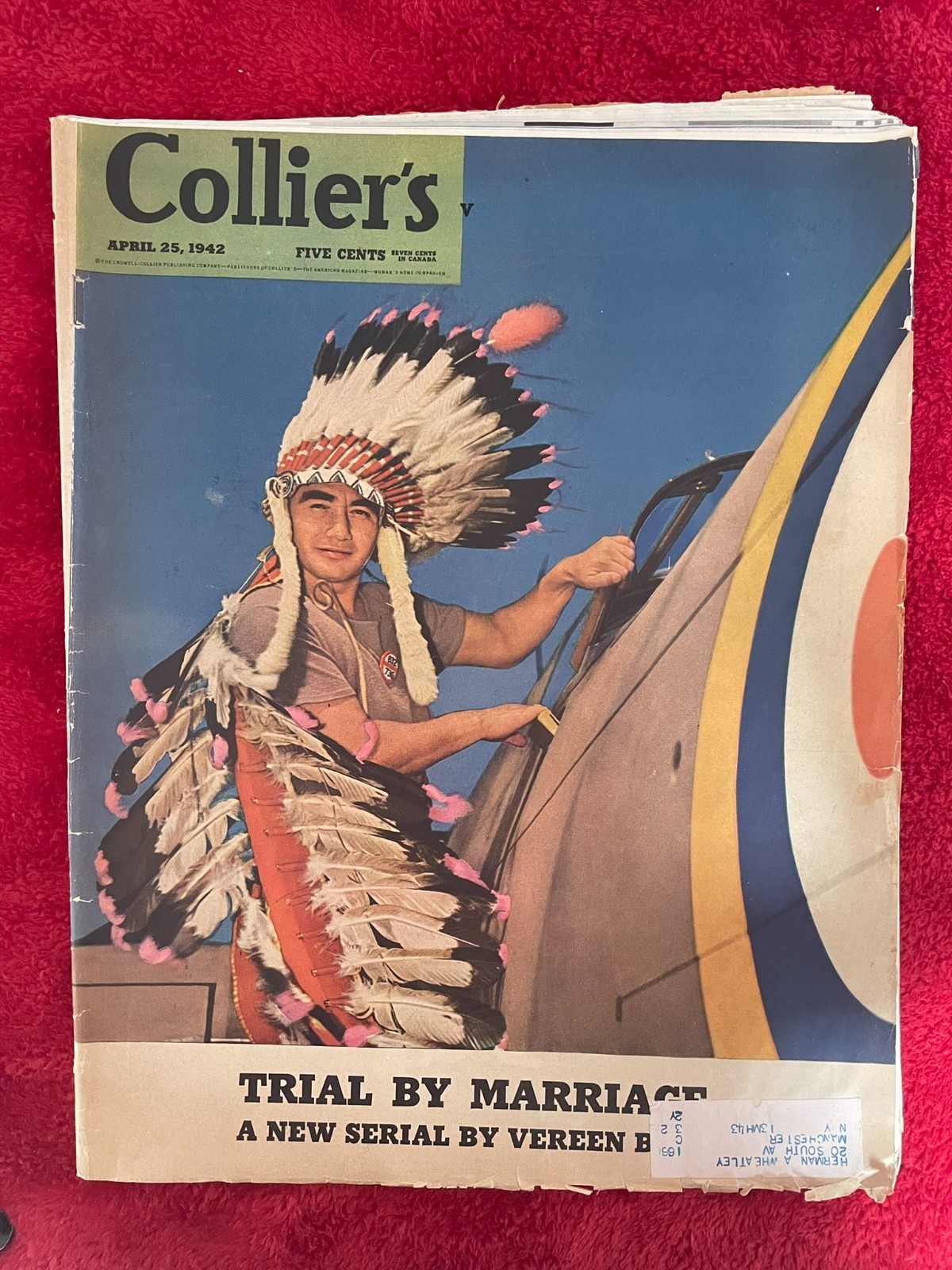 Collier’s Magazine May 2 1942 WWII Trial by Marriage Vereen Bell, Alaska