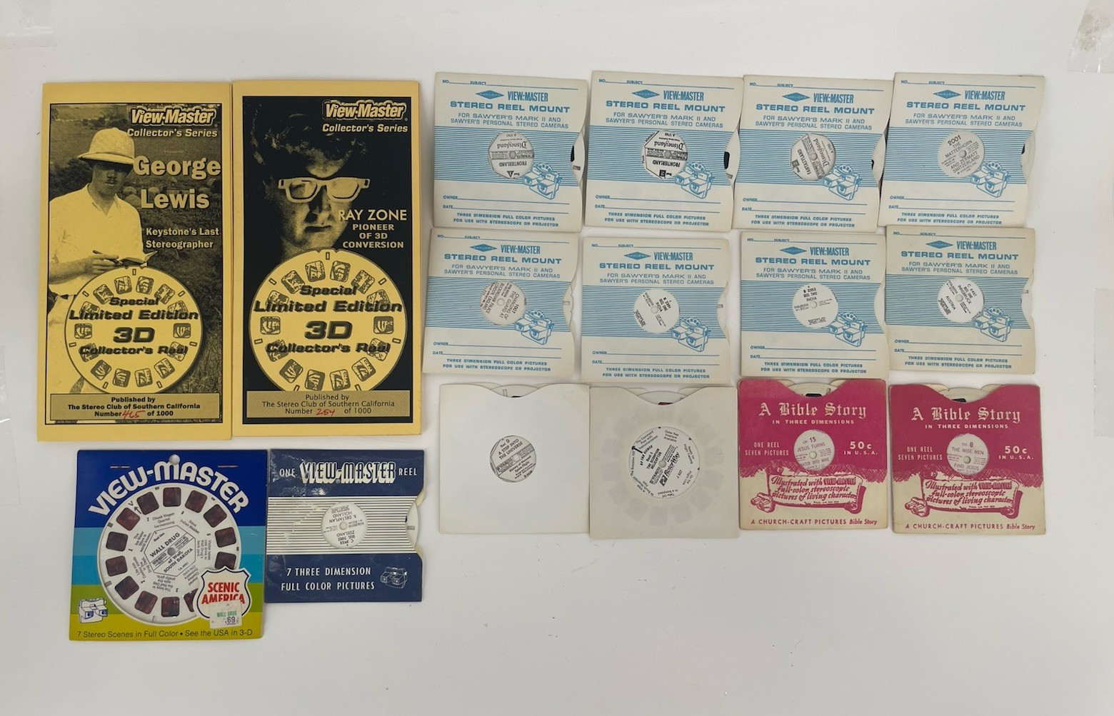 Vintage View-Master Reel Lot 16 Limited Edition 3D Ray Zone George Lewis #71 Vintage View-Master Reel Lot 16 Limited Edition 3D Ray Zone George Lewis #71