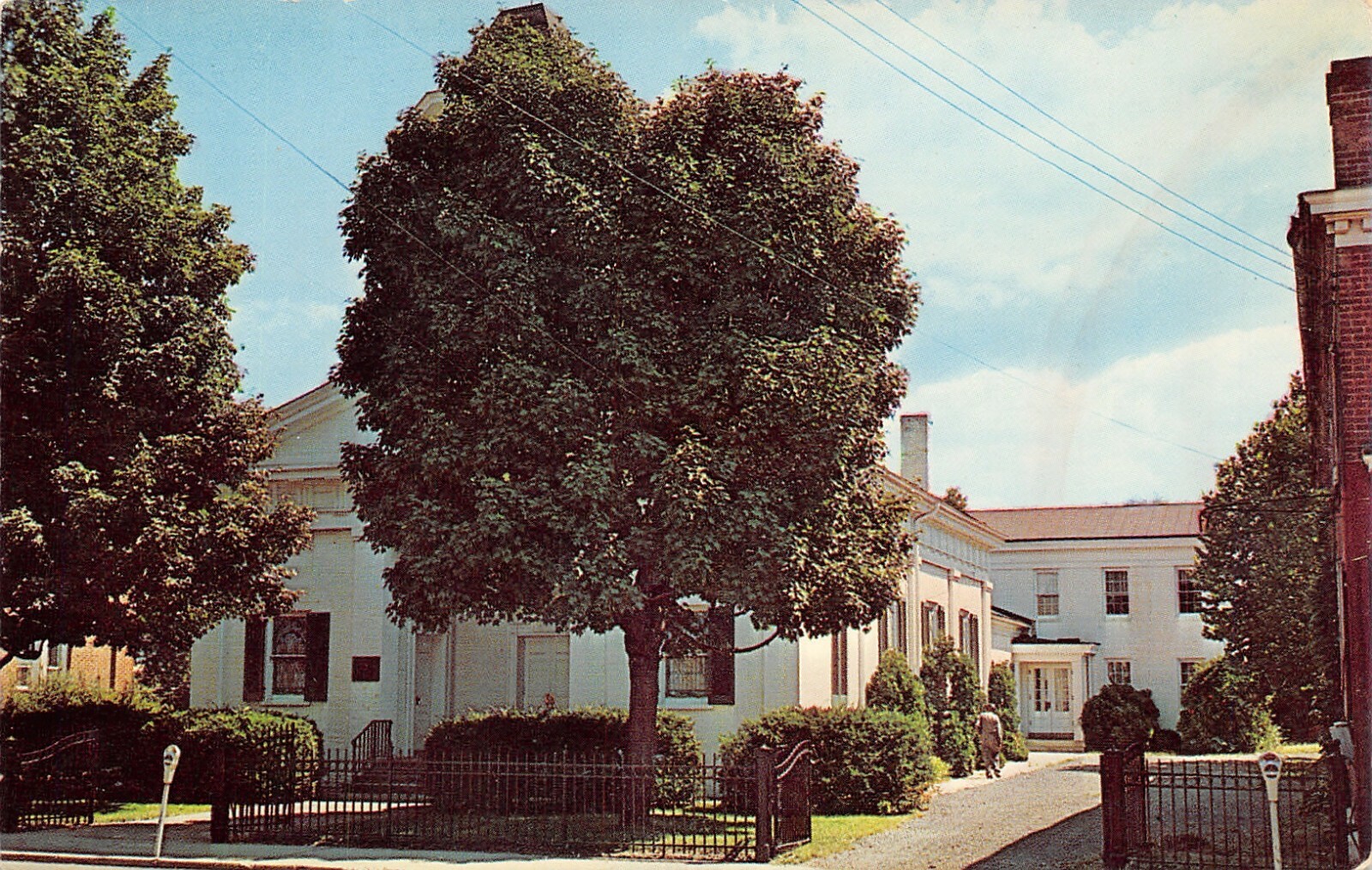 Moorefield Virginia~Presbyterian Church~Civil War Hospital~1950s Postcard