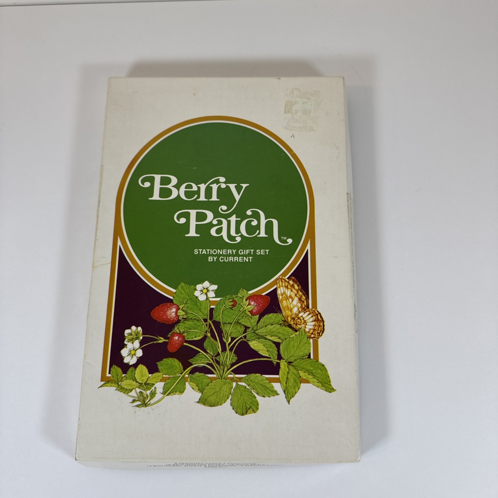 Vintage Berry Patch Stationary Strawberry,Raspberry