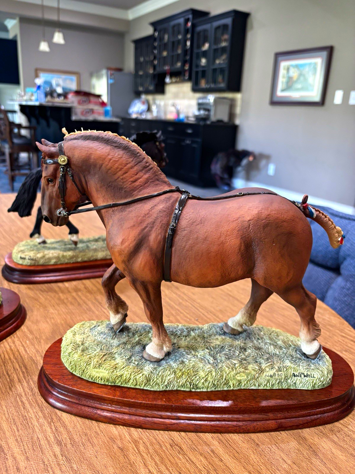 Border Fine Arts Scotland Handmade Resin Horse Figurine on Base - Suffolk Punch