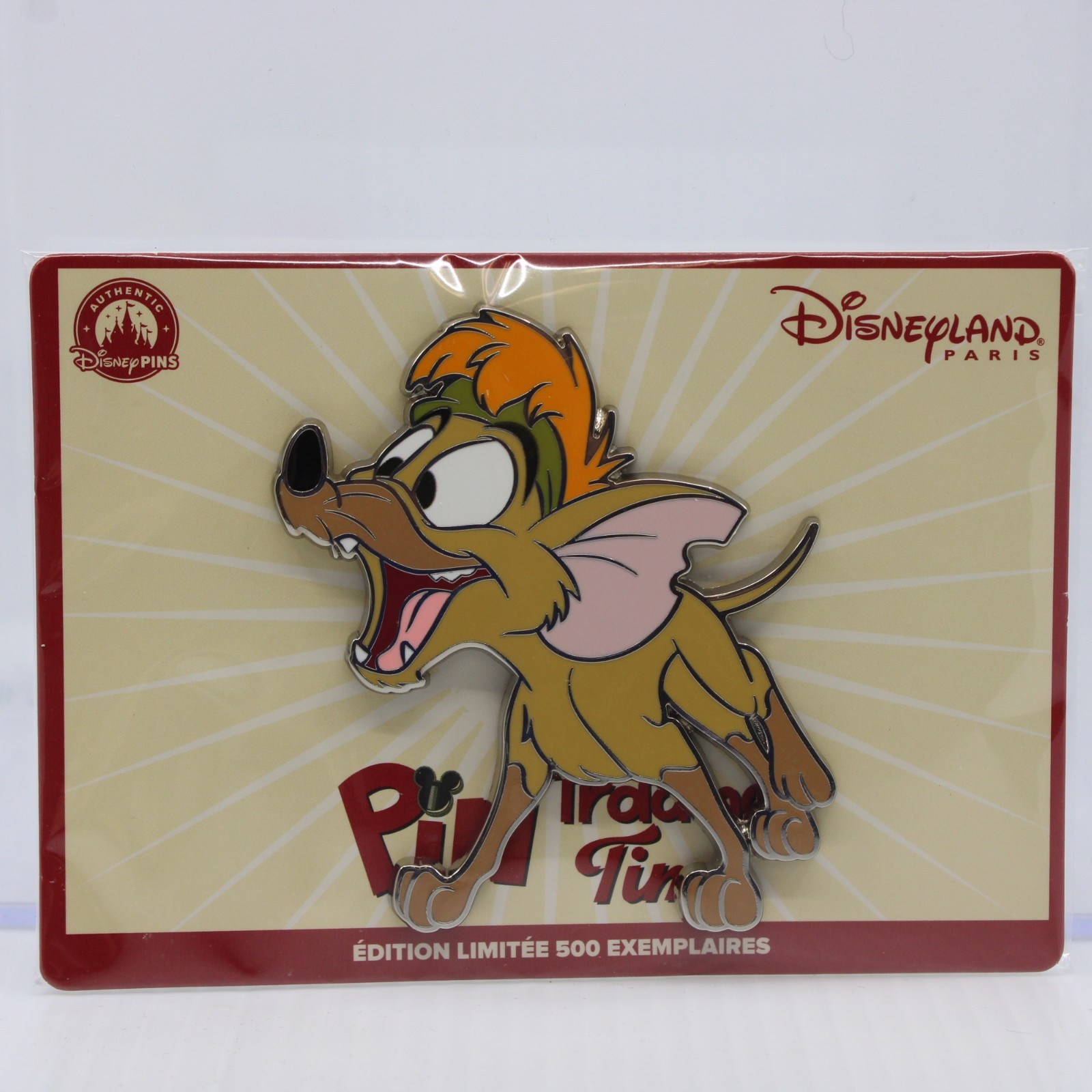 B4 Disney DLP LE Pin Disneyland Paris Trading Time Oliver and Company Tito