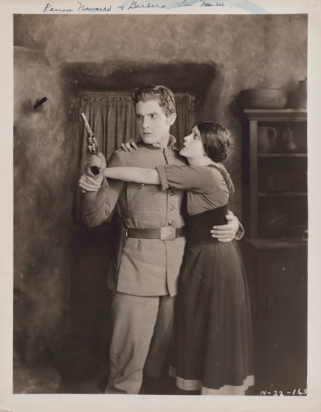 Hollywood RAMON NOVARRO + BARBARA LA MARR Thy Name Is Woman 1924 ORIG Photo 514