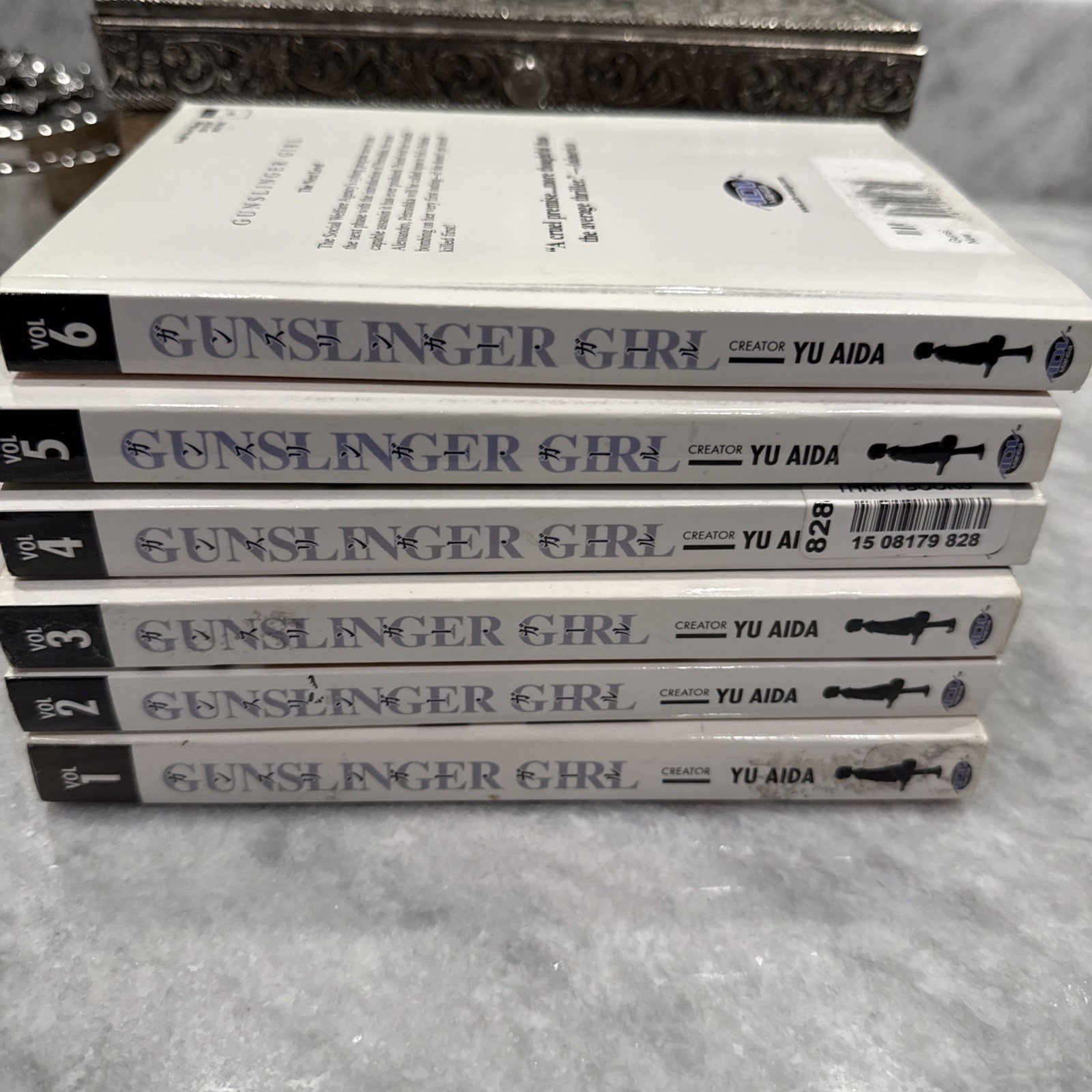 Gunslinger Girl Volume 1-6 1 2 3 4 5 6 Manga English ADV Set