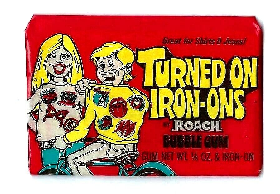 VINTAGE WAX PACK 1972 DONRUSS TURNED ON IRON-ONS FACTORY SEALED