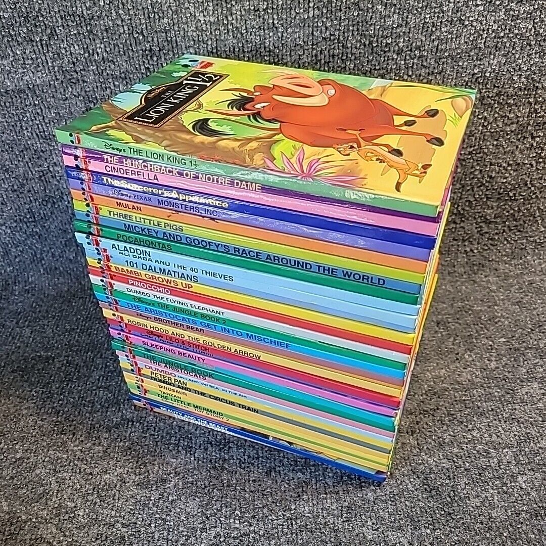 Lot of 35 Books of Disney's Wonderful World of Reading In Good Condition