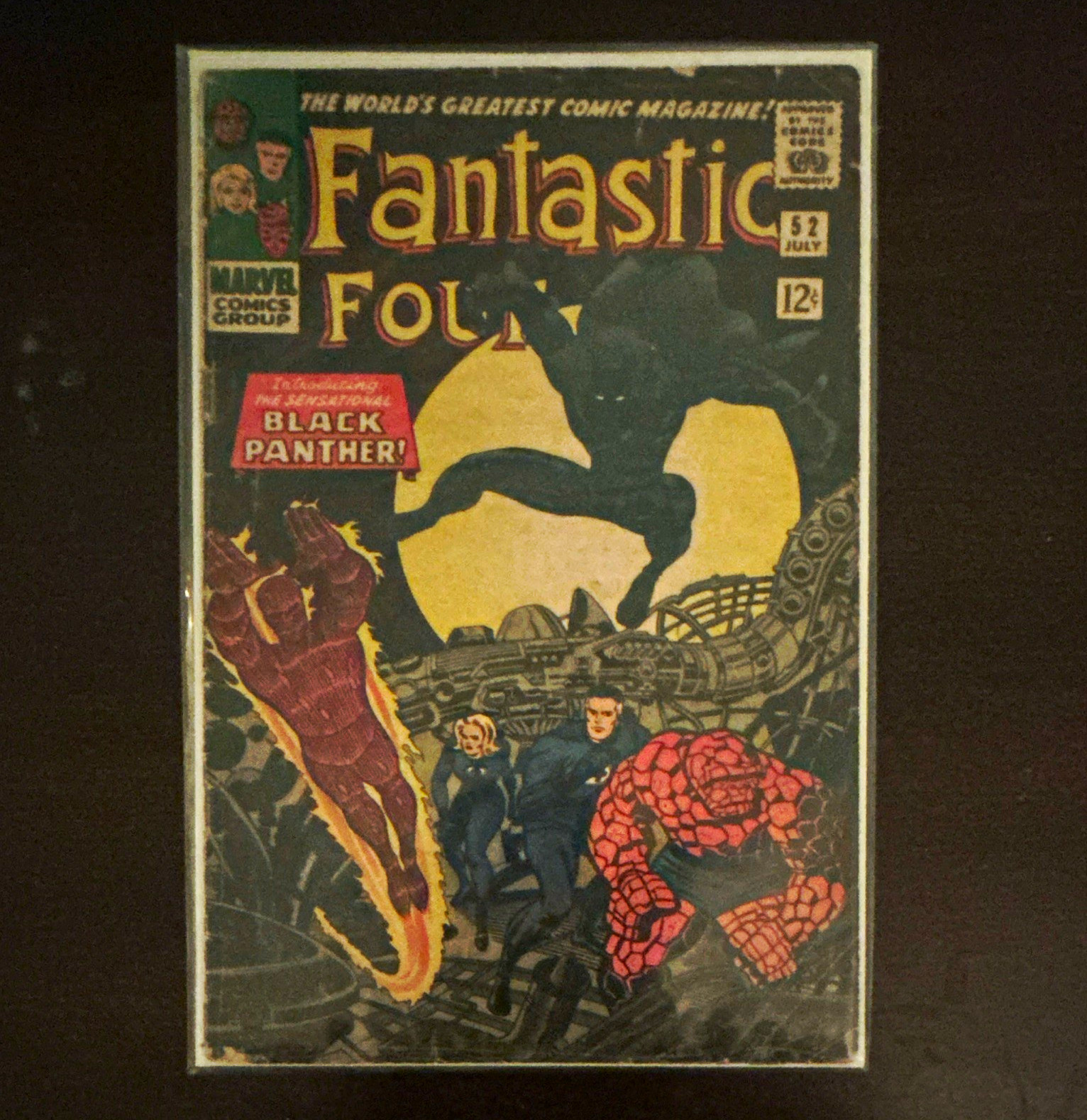 Marvel Comics Fantastic Four #52 Black Panther Cover Stan Lee Jack Kirby