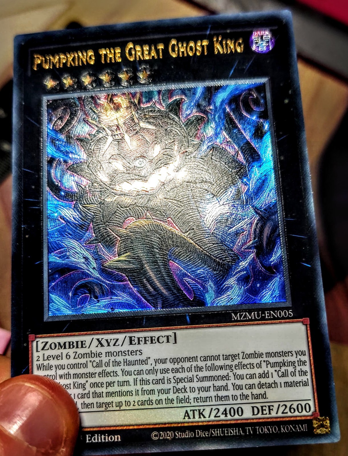 Yu-Gi-Oh Ultimate Rare Style Pumpking The Great Ghost King