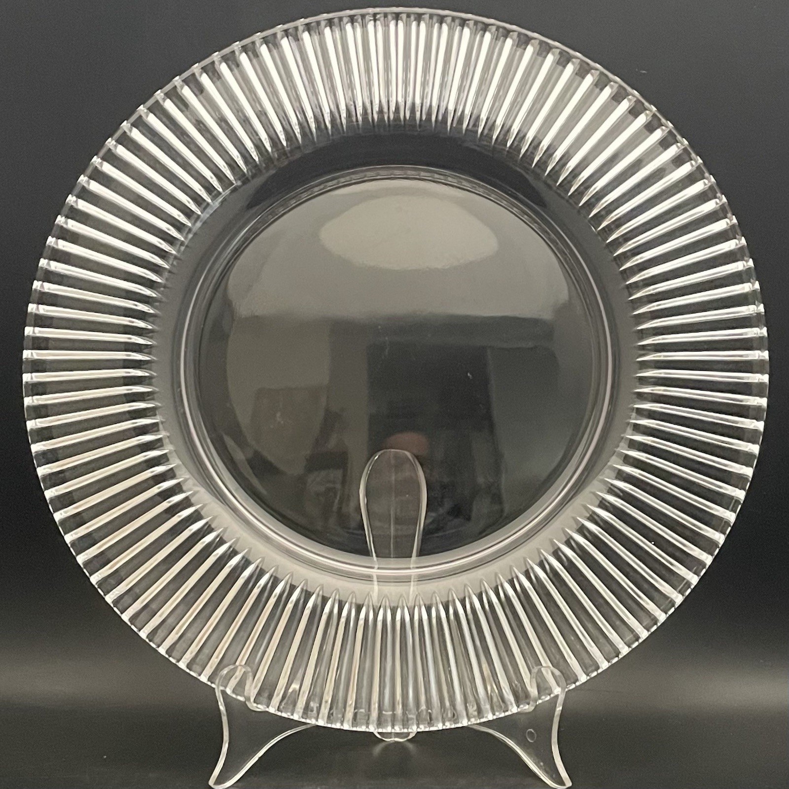 Mikasa Diamond Fire Round Serving Plate/Chop Plate 1985-2007 Japan 12.25