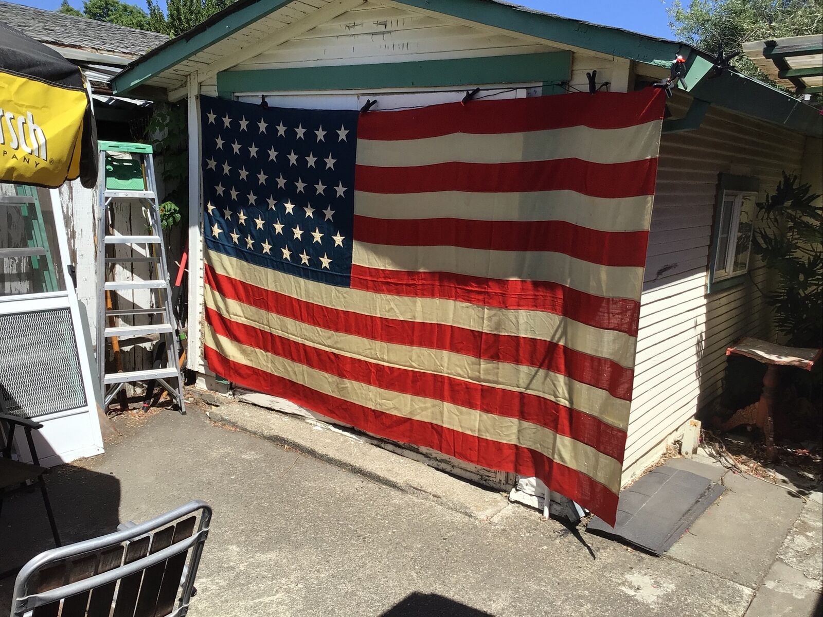 Vintage 45 Star American Flag 6 ‘ 4“ X 12‘