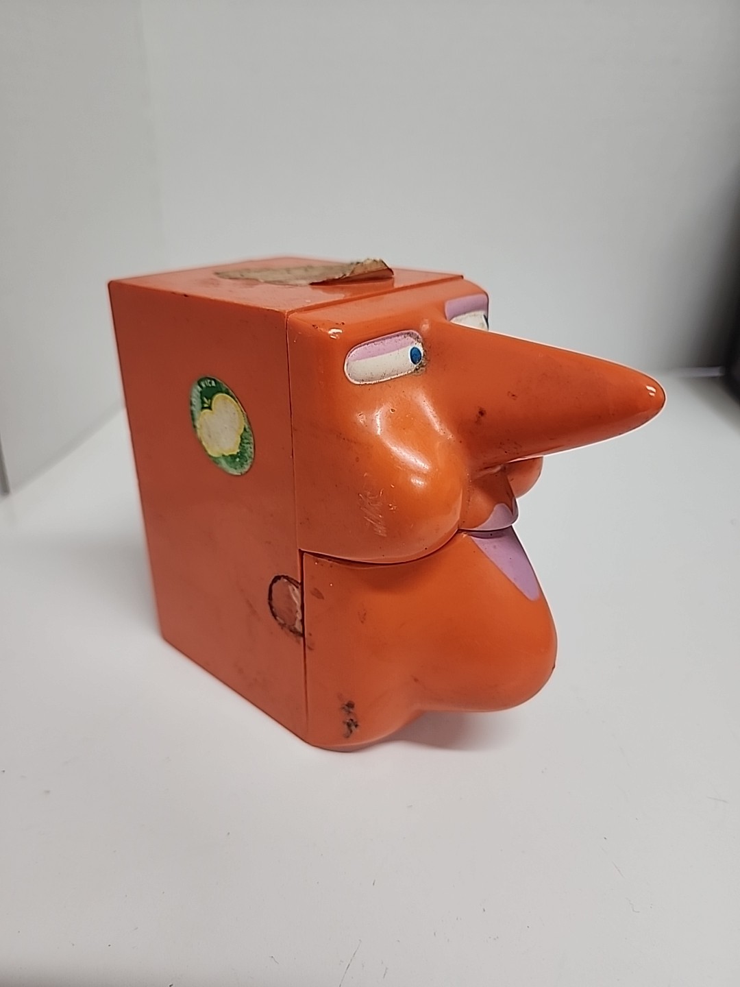 *read* Vintage 1960-70s The Ridiculous Box Works Orange Face Plastic 2 Drawers *read* Vintage 1960-70s The Ridiculous Box Works Orange Face Plastic 2 Drawers