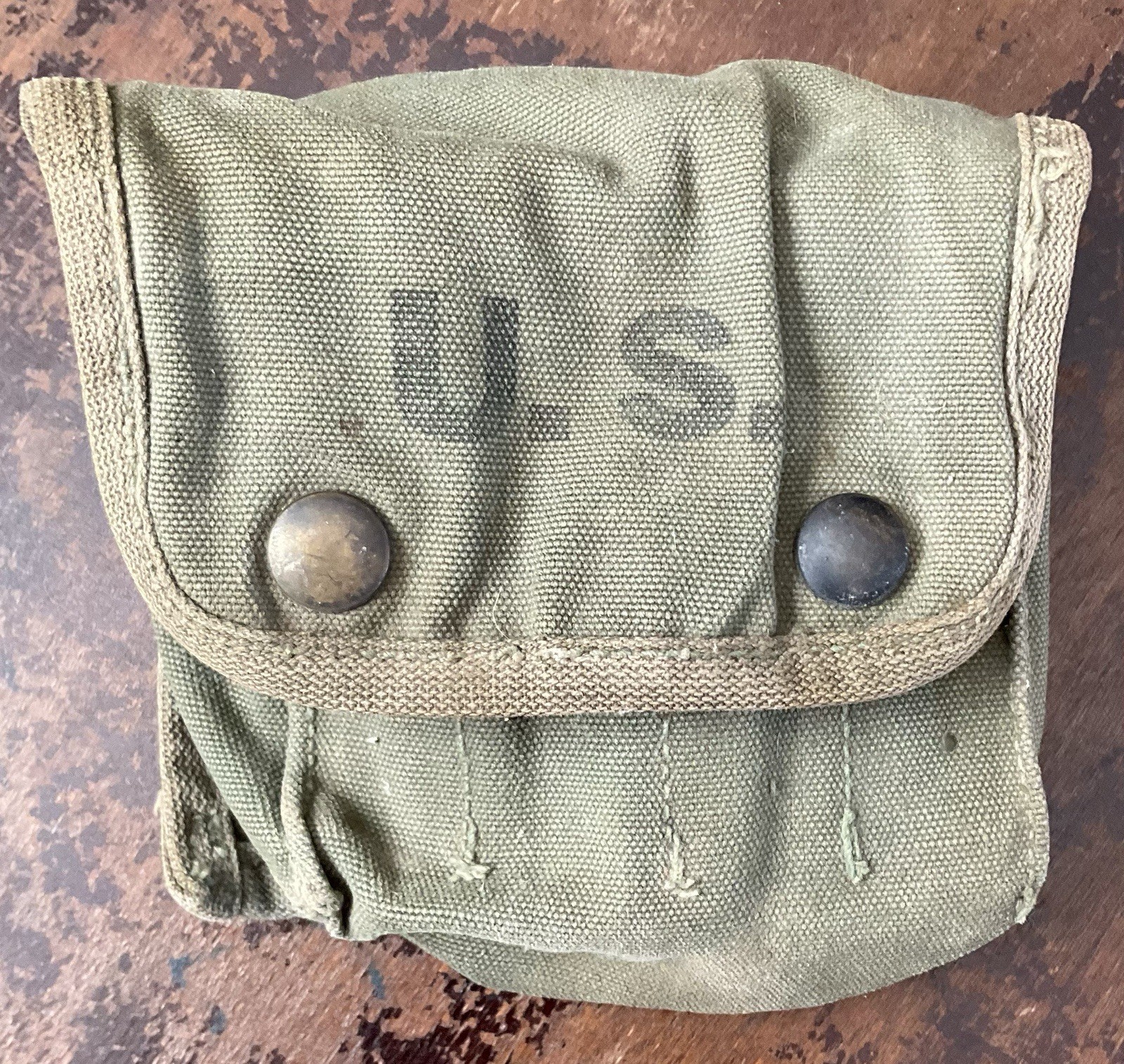 WW2 US Army 1943 Jungle First Aid Medical Pouch