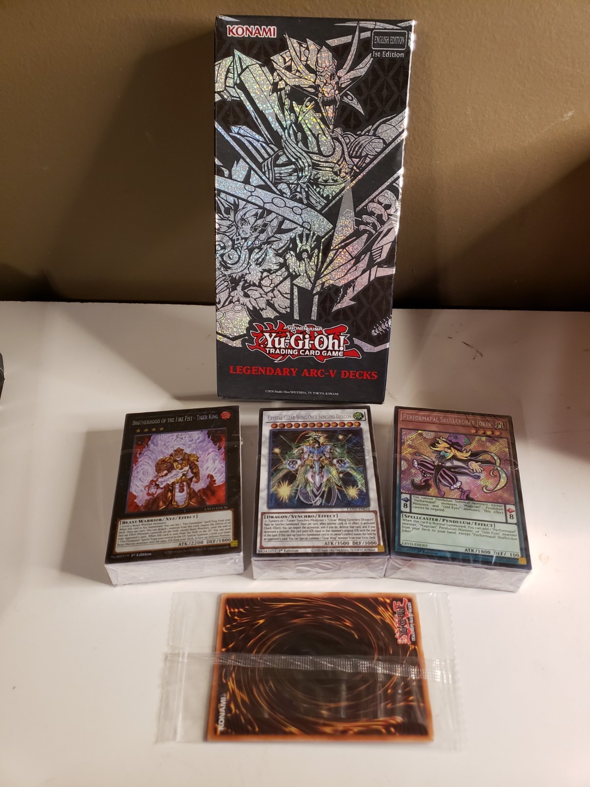 2026 Yu-Gi-Oh YuGiOh Legendary ARCV Decks - Open Box/Sealed Packs/Decks