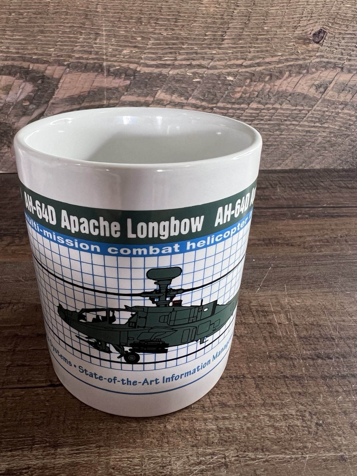 BOEING AH-64 APACHE Longbow Coffee Mug BOEING AH-64 APACHE Longbow Coffee Mug
