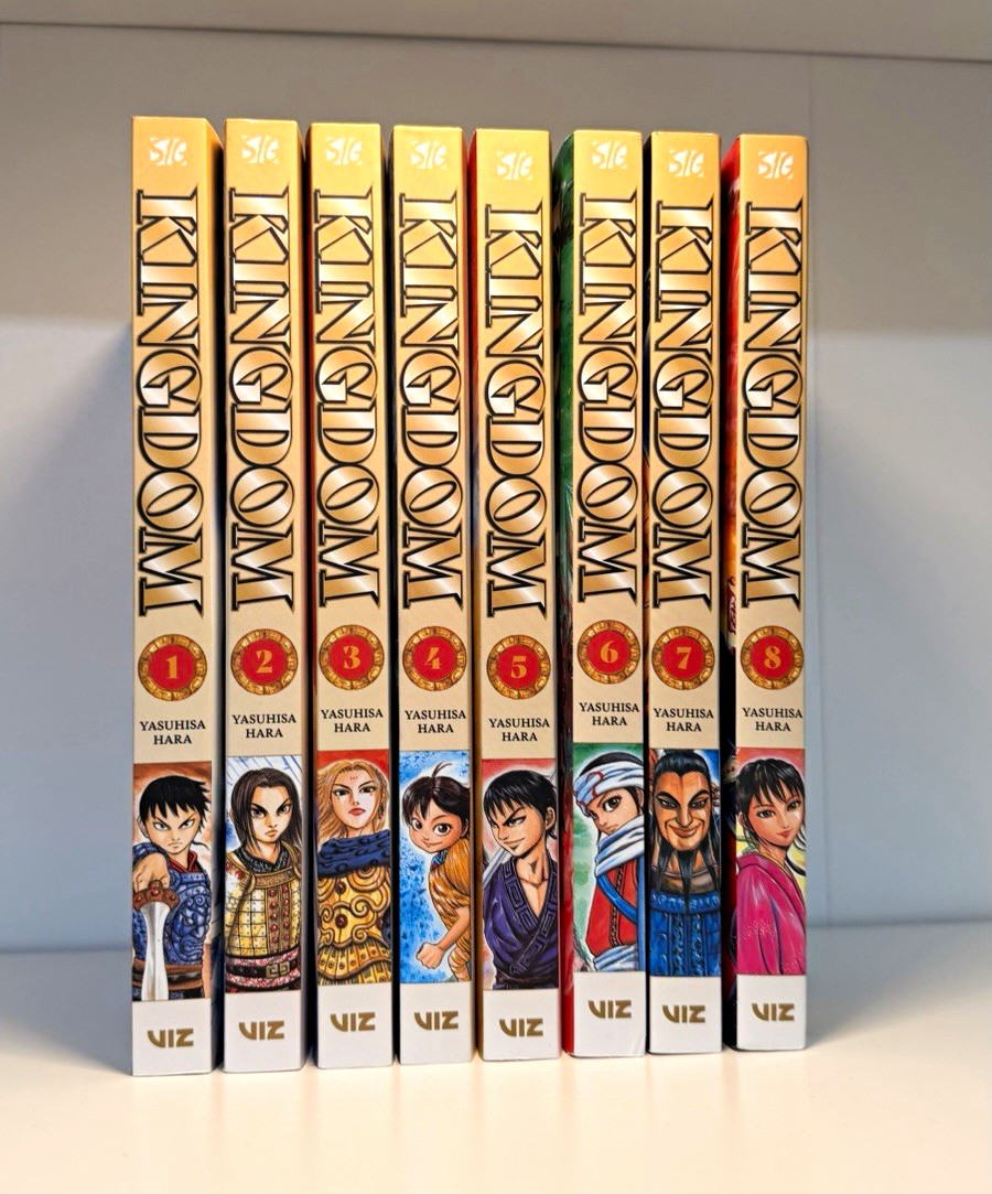 Kingdom Manga Lot Vol 1-8 Paperback Yasuhisa Hara VIZ