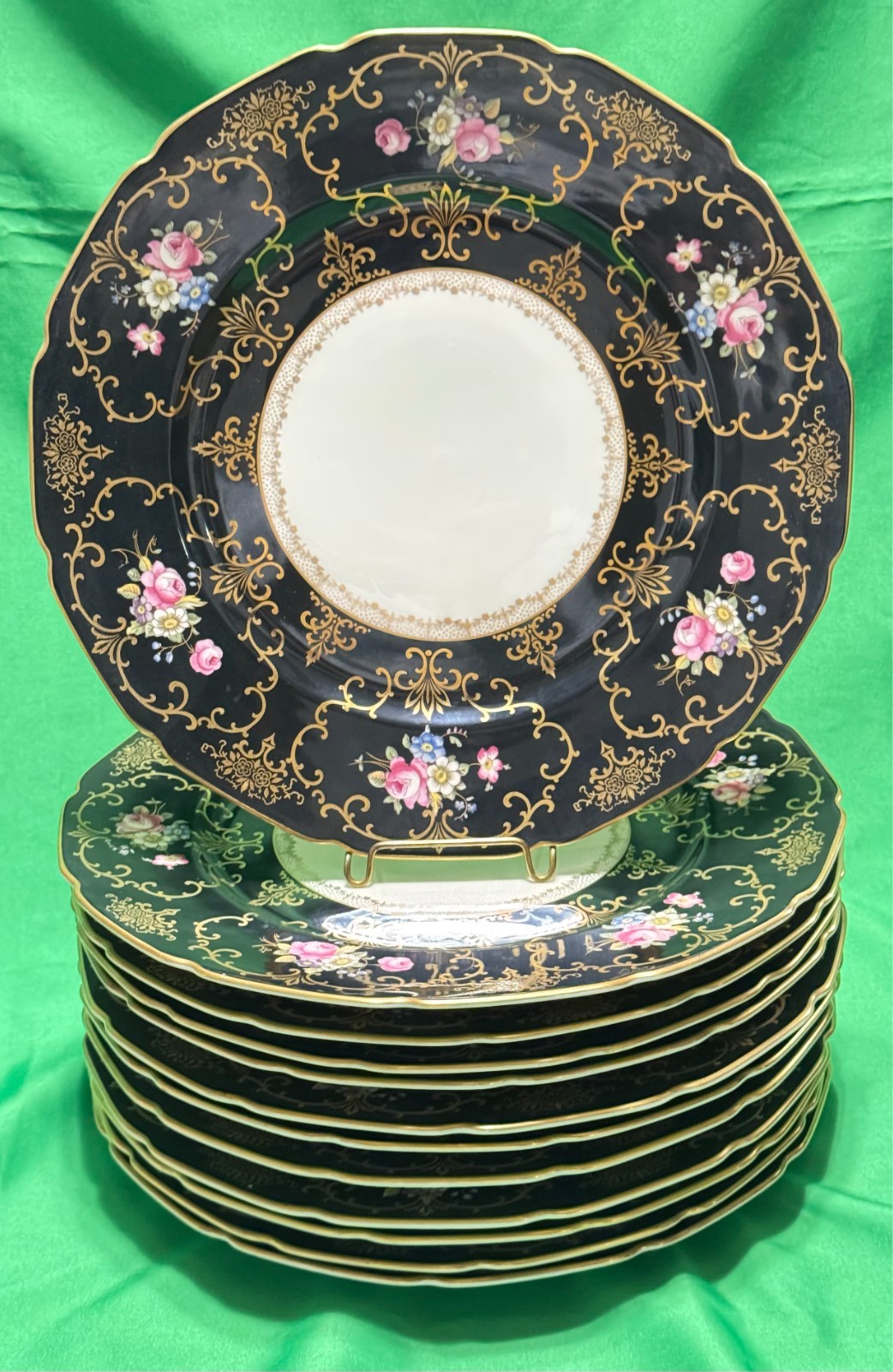Rare  (12) Rosenthal Continental Ivory Bavaria Dinner Plate 10-1/2\