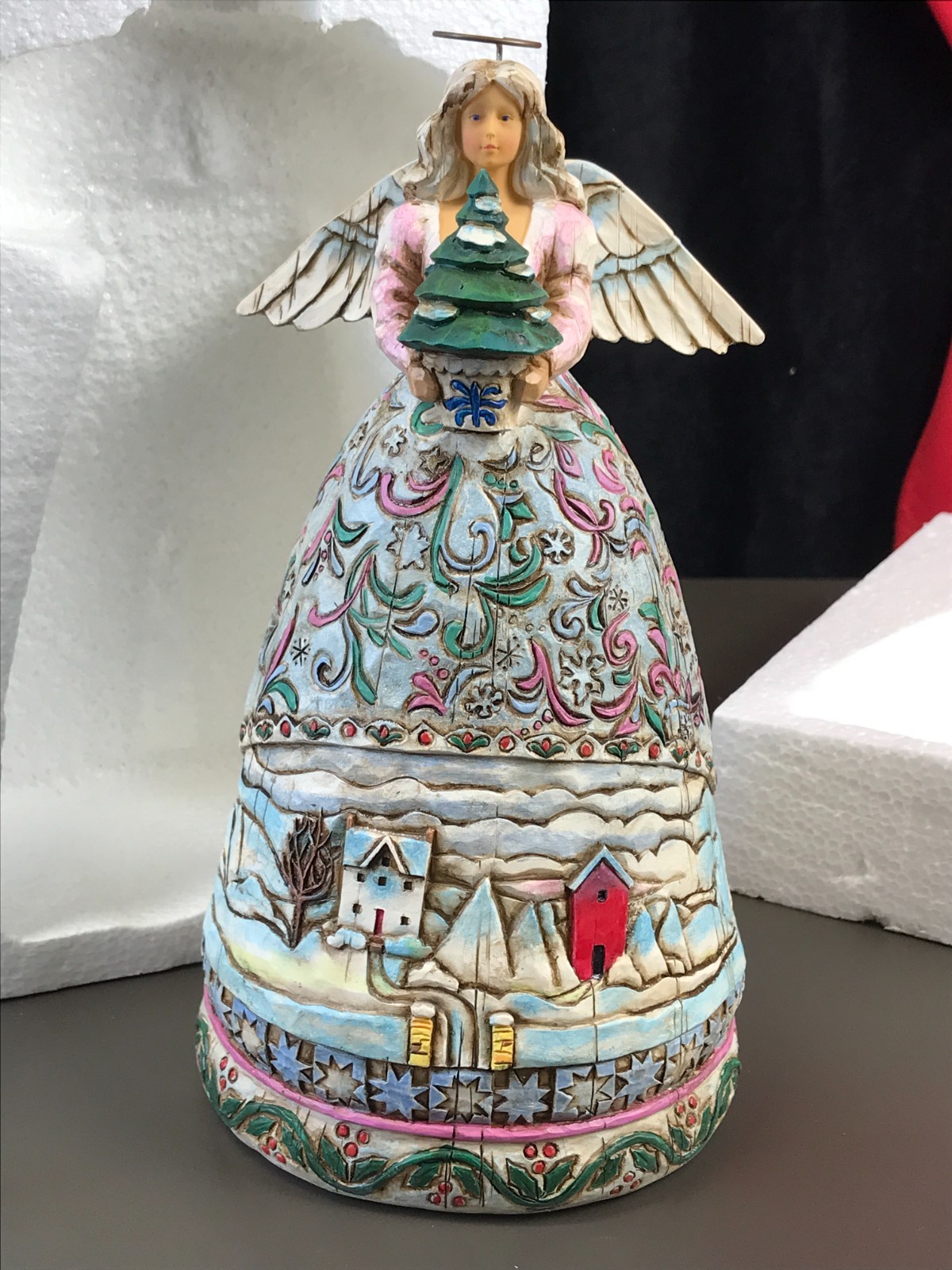 2004 Enesco Heartwood Creek by Jim Shore LANDSCAPE SLEEPS Christmas Angel