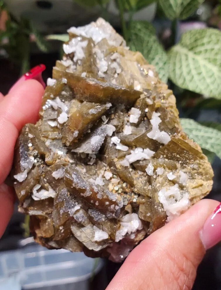 Natural Yellow Siderite with Dolomite from Kaiwu, China Eh66 Natural Yellow Siderite with Dolomite from Kaiwu, China Eh66