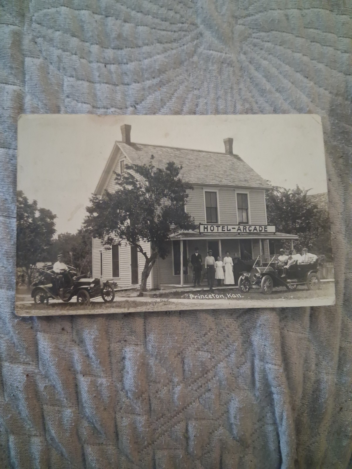 old photo postcard