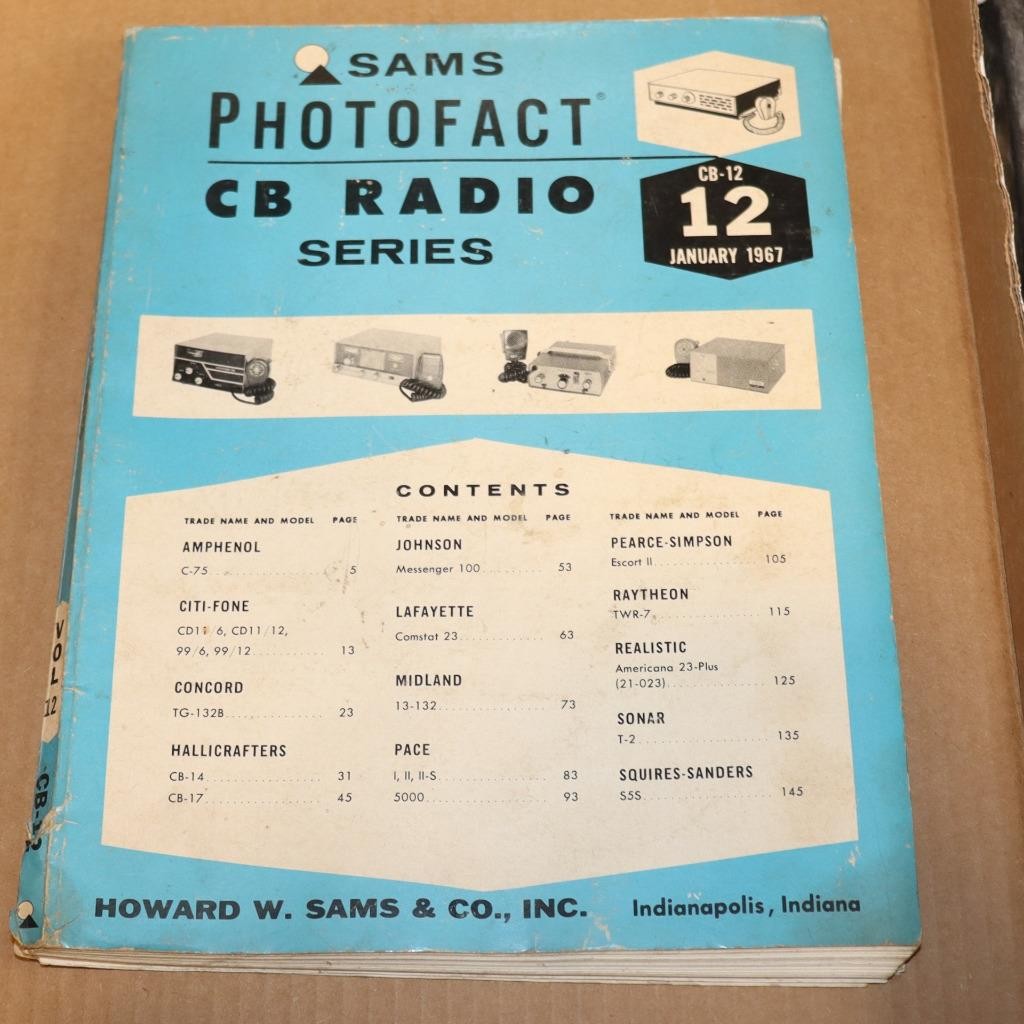 SAMS Photofact CB Radio Series CB-12 January 1967  #73