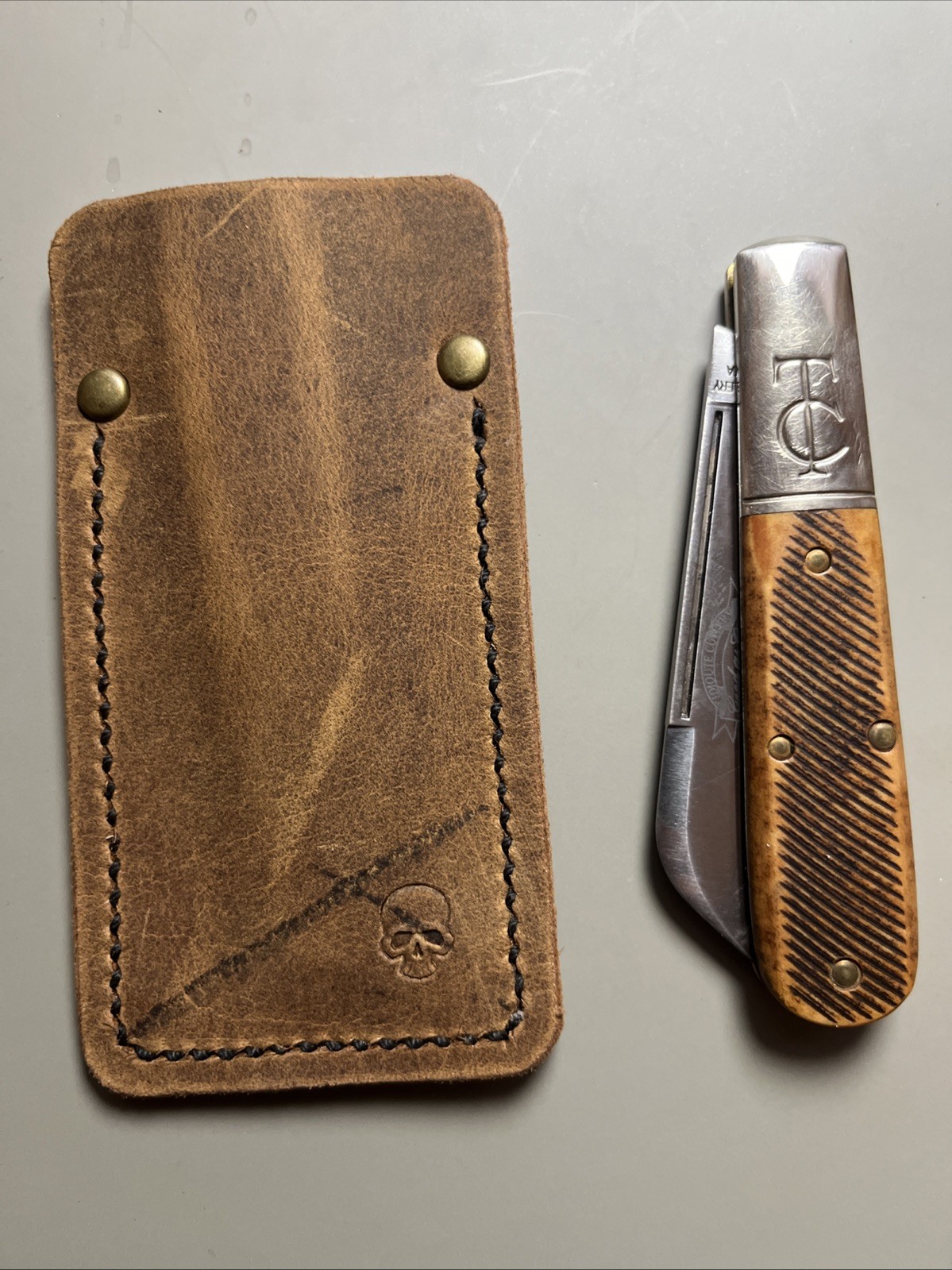 GEC 15 Leather Slip Fits Similar Sized Knives