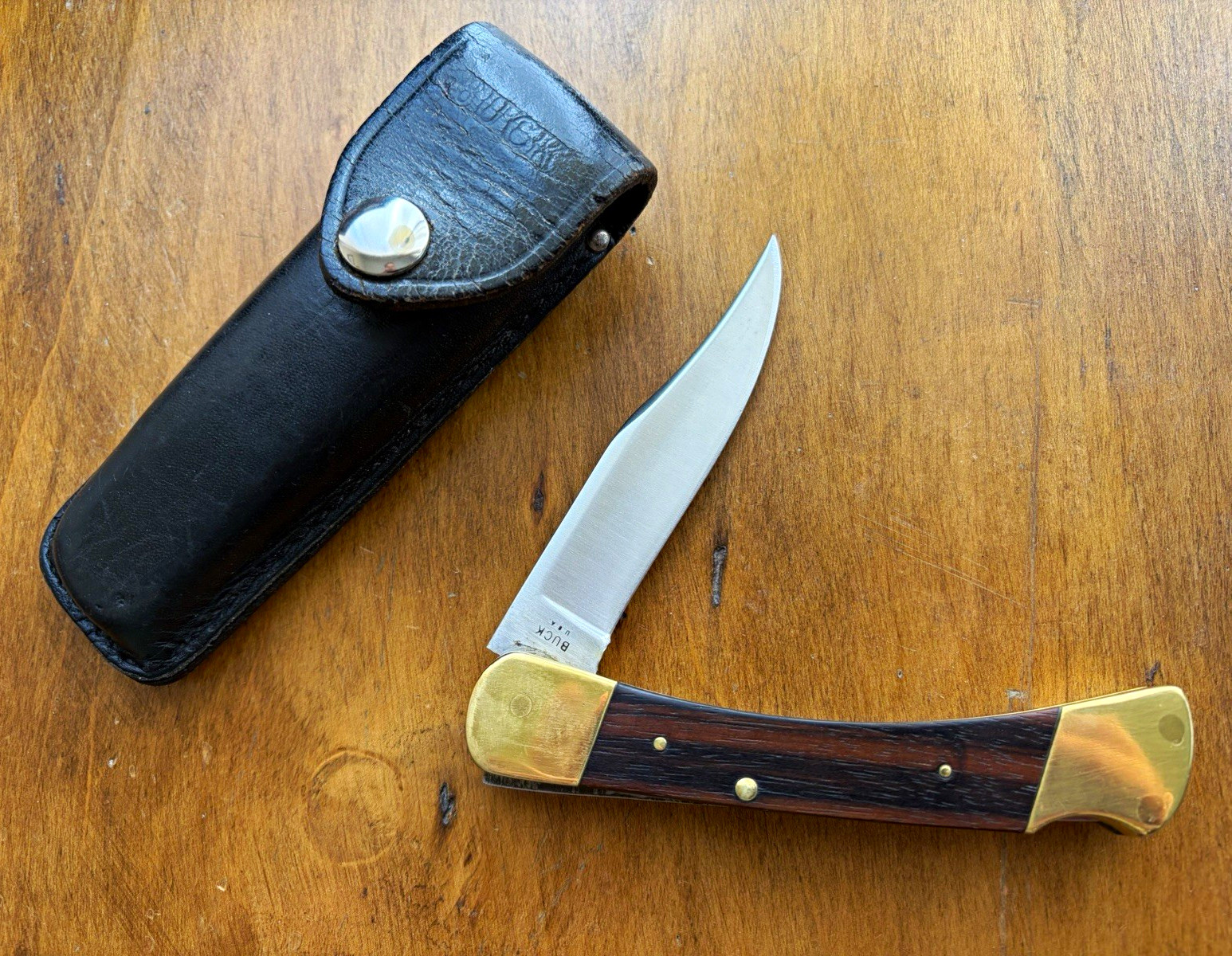 Vintage Buck 110 Version 3, var 9. ‘68-70. RIGHT side stamp.  Atchison sheath