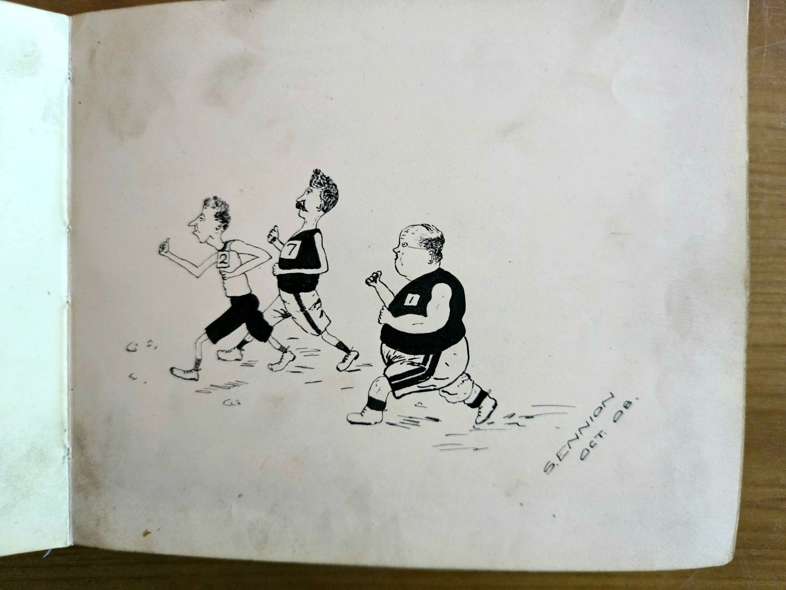 Antique Autograph Album 1906-1914 86 pages 0.5x6.5x5.5 inches 180g illustrated