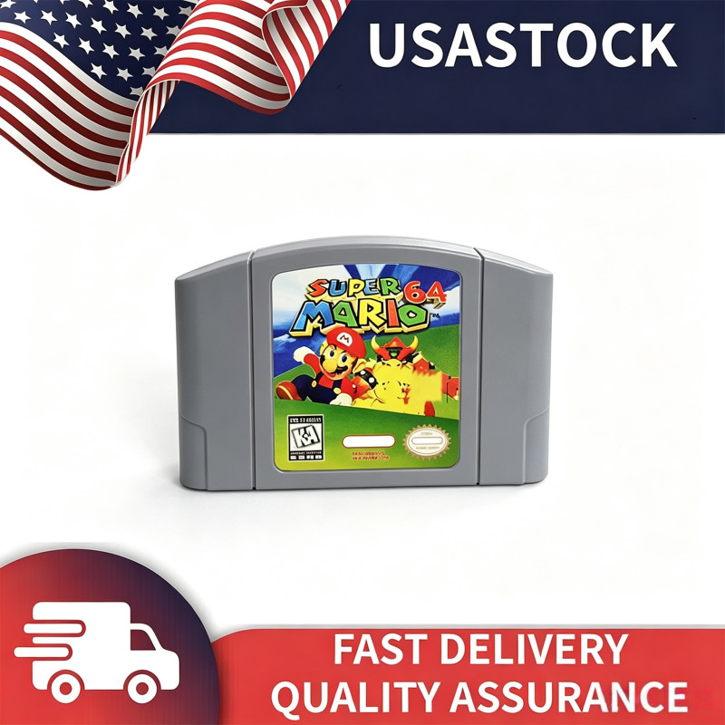 super Mario 64 Games Cartridge For Nintendo 64 Console US Version