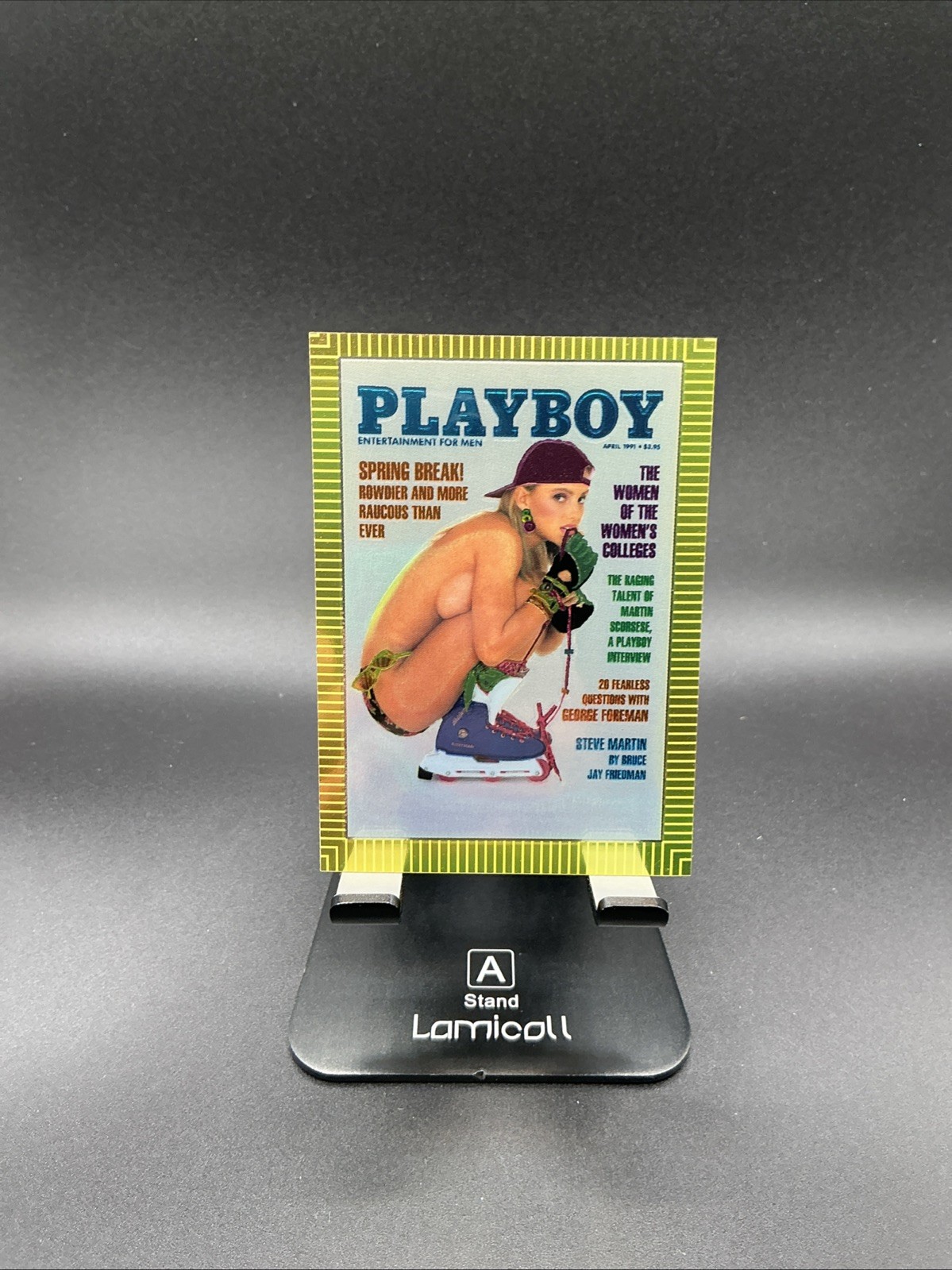 NM Classic Chromium Cover Playboy - COLLECTORS TCG Card Retro Apr 91 ❤️ Lingerie NM Classic Chromium Cover Playboy - COLLECTORS TCG Card Retro Apr 91 ❤️ Lingerie