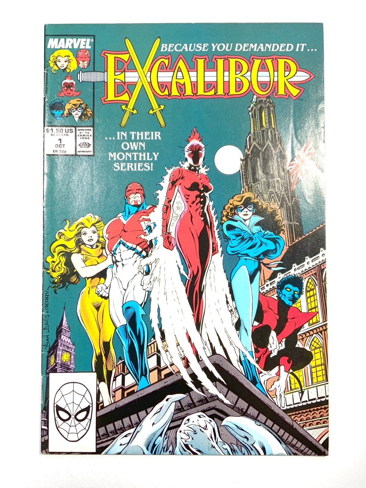 Marvel's Excalibur #1-3 Lot of 3 Captain Britain 1 Newsstand Ships Free & Fast