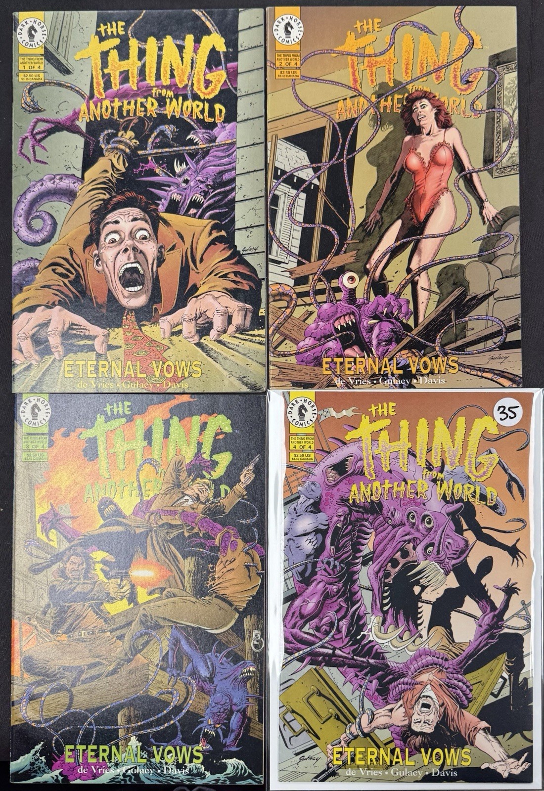 THE THING FROM ANOTHER WORLD: ETERNAL VOWS #1-4 Full Run 1993 Dark Horse 1 2 3 4