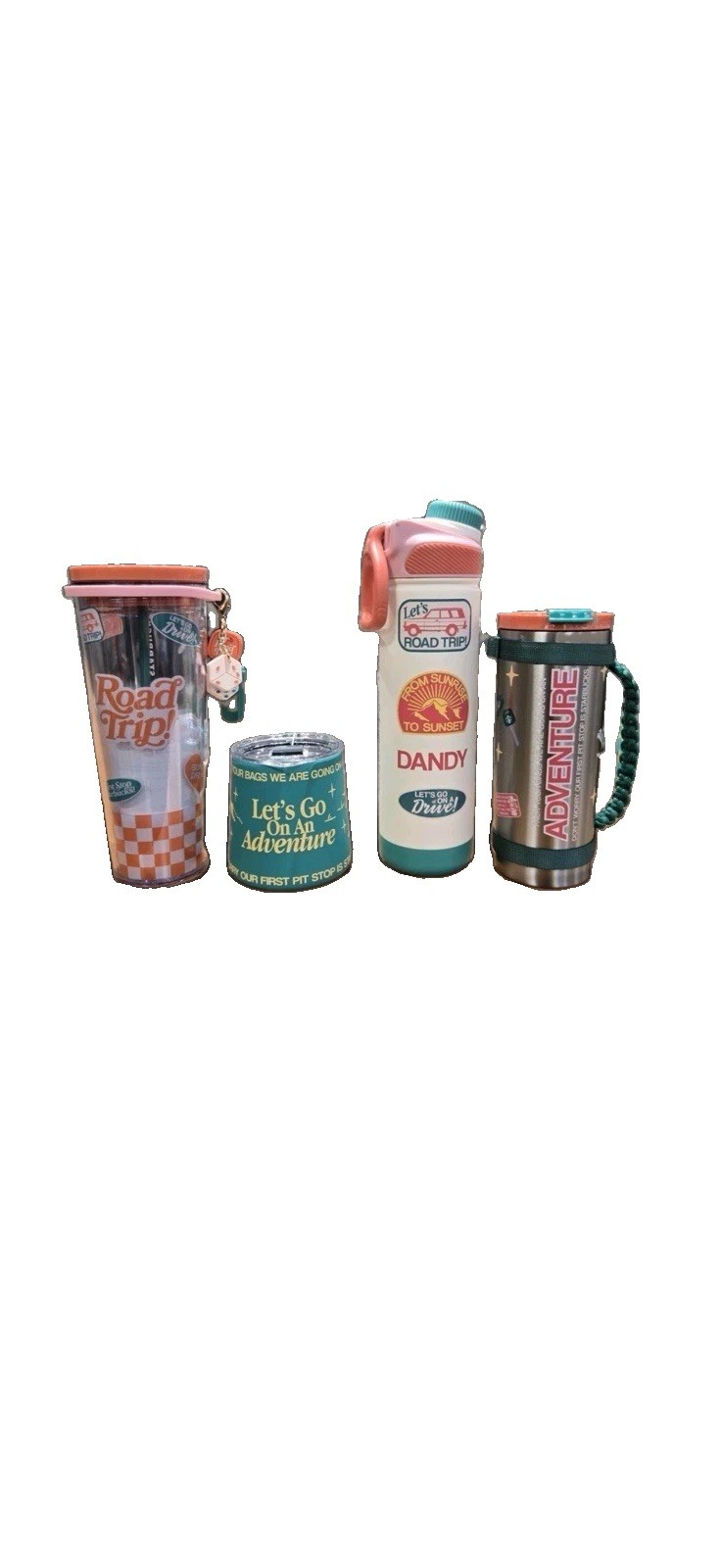 4 Pc Set Starbucks x Dandy Worldwide Limited Edition Tumbler 24oz Set New