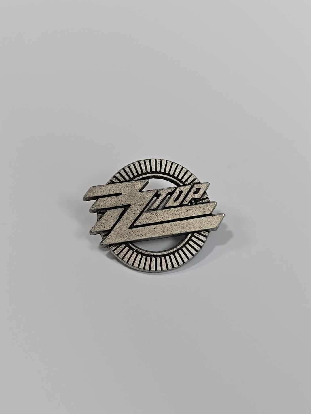 ZZ Top Lapel Pin Texas Rock Band Silver Color Metal *