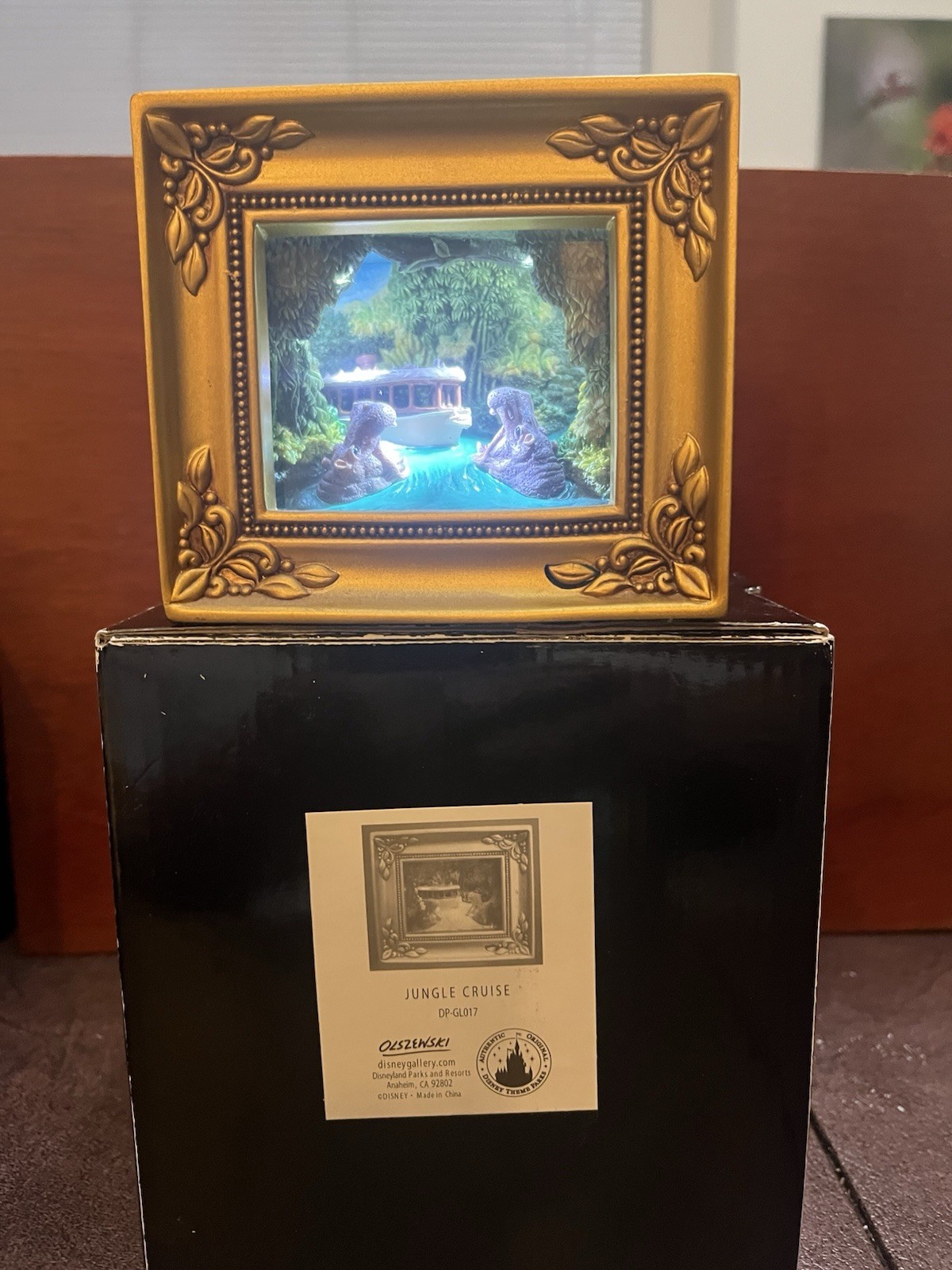 Disney Olszewski Gallery of Light Jungle Cruise Diorama Light Box 