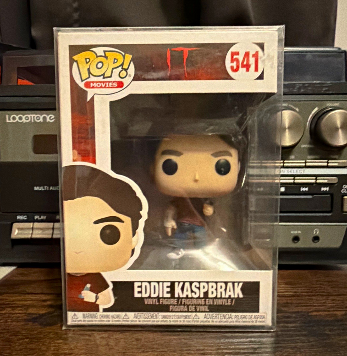 Funko Pop Movies IT Eddie Kaspbrak Vinyl Figure #541 Standard Size