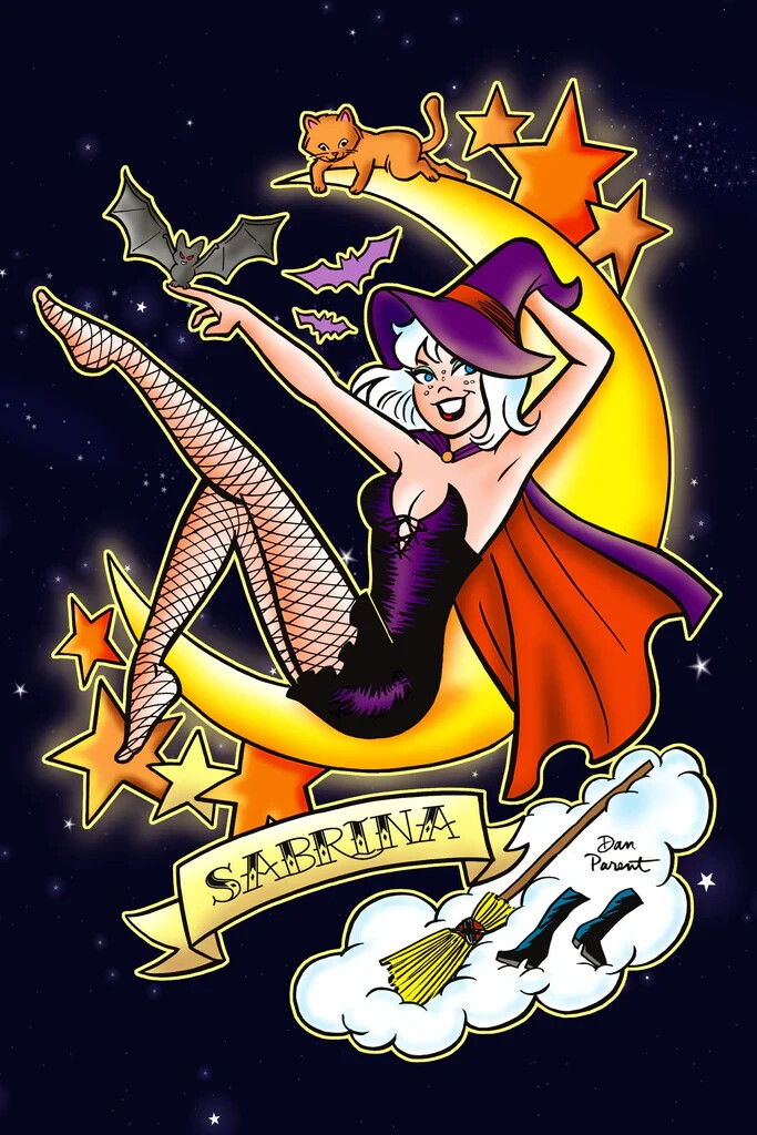 Sabrina Annual Spectacular #1 Dan Parent Tattoo Variant NM Ltd to 200 w/ COA