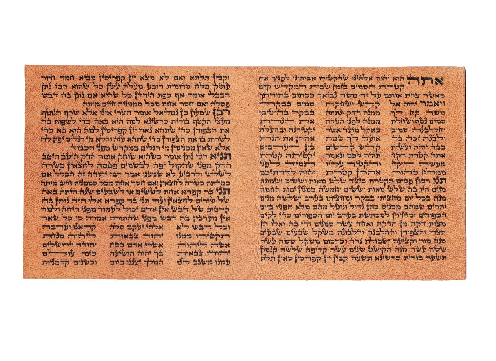 Beautiful Kabbalah Amulet Printed On Deer parchment \
