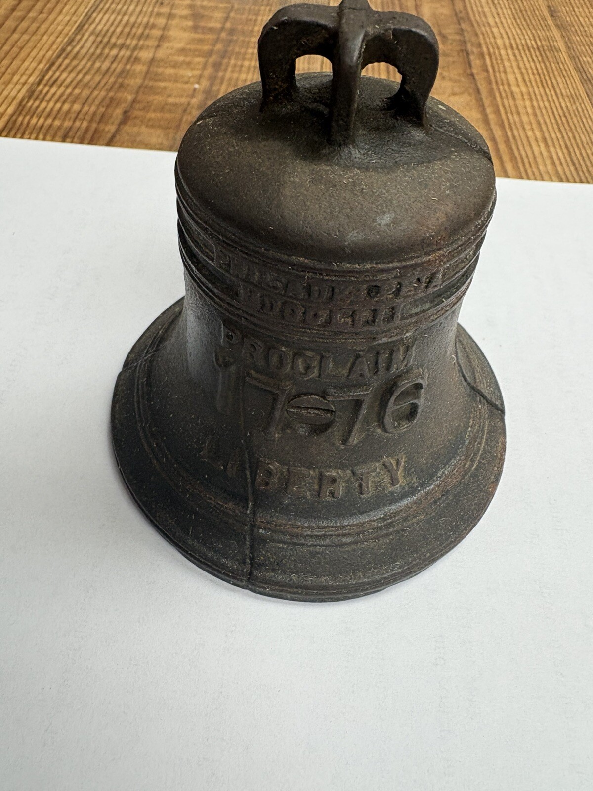 Vintage 1926 Philadelphia Sesquicentennial 1776 Liberty Bell Cast Iron Bank