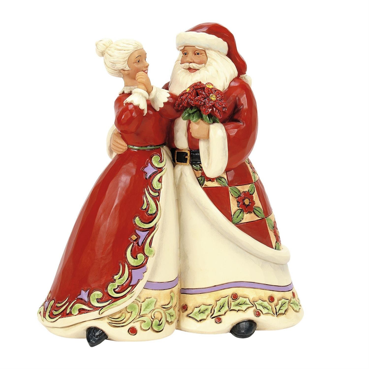 Holiday Dance Traditional Santa Collection Santa and Mrs. Claus By: Heartwood