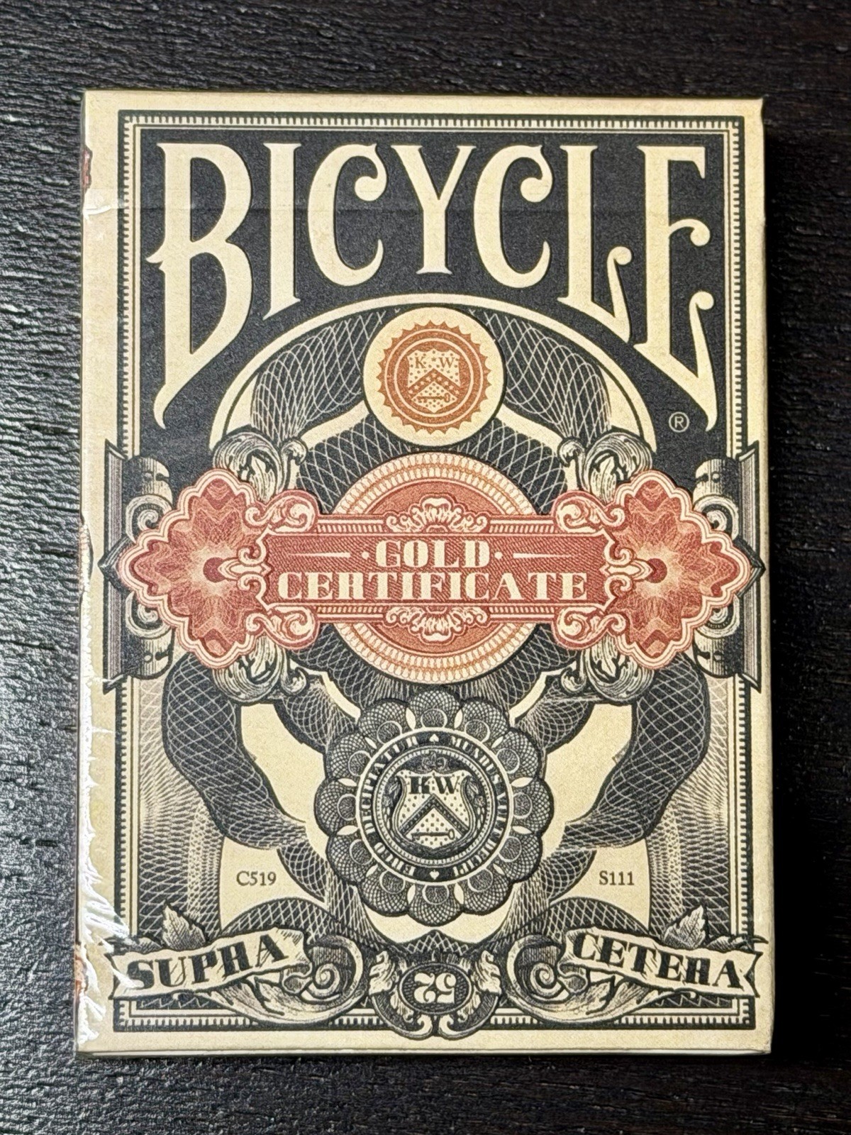 Sealed 2013 Federal 52 Gold Certificate Playing Cards Decks Kings Wild Project