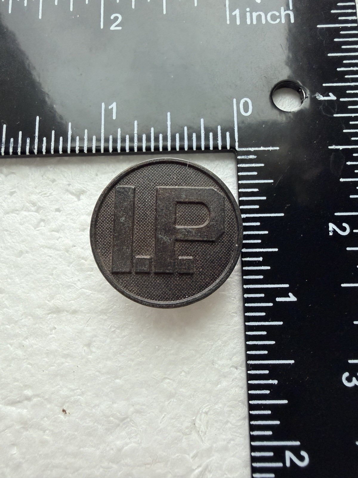WWI US Army Intelligence Police Collar Disc with Nut