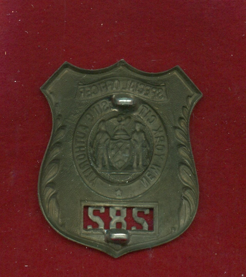 OBSOLETE VINTAGE NEW YORK SPECIAL OFFICER badge OBSOLETE VINTAGE NEW YORK SPECIAL OFFICER badge